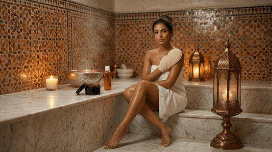 Comment faire un vrai gommage hammam chez soi — Guide complet - KessaRituel